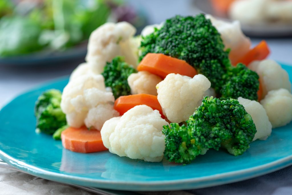 broccoli, carrotes