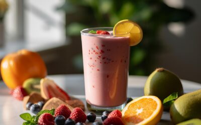 Recette De Smoothies à La Fraise